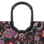 Reisenthel - Henkeltasche - schwarz Paisley Blumen Muster 22 Liter Einkaufstasche  - Lehrertasche - Bürotasche - 4