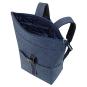 rolltop backpack herringbone dark blue - 4