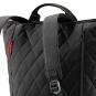 shopper-backpack rhombus black - 4