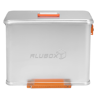 ALUBOX Motorradkoffer aus Alu M36 Liter Seitenkoffer Metallbox Kiste - 5