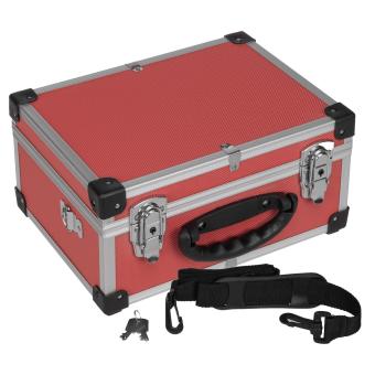 anndora Markenkoffer Alu - Rahmen Koffer Werkzeugkoffer Werkzeugkiste  - Außenmaße: L x B x H 325 x 255 x 175 mm. Inklusive Tragegurt für einen mobilen Transport. - 5