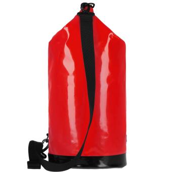Wasserdichter Seesack Packsack 20 Liter - rot - 5