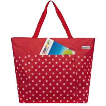 Oversized Bag Strandtasche mit extra viel Stauraum red white dots unisex - 5