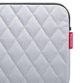 Reisenthel Notebook Bag in gestepptem grau Computer Tablet Transport Tasche bis 13,5 Zoll  - 5