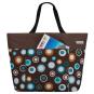 Oversized Bag Strandtasche für holiday duffle bag brown Bubble unisex  - 5