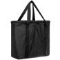 anndora Einkaufstasche schwarz + extra Innentasche aus Isomaterial  - 5
