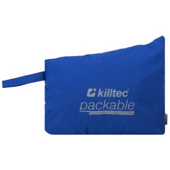 killtec Regenanzug 128 aus Regenjacke blau und Regenhose schwarz  - 6