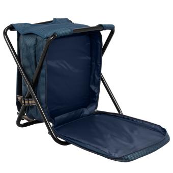 Picknick Rucksack ohne Inhalt blau mit Tragefunktion - 6