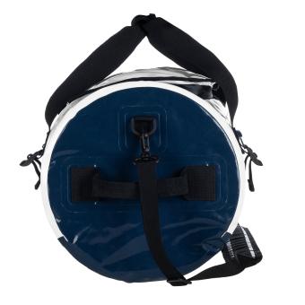 anndora Reisetasche Sporttasche weiß blau wasserdich - maritime Sporttasche - läßt keine Gerüche raust - Tarpaulin Tasche - 6