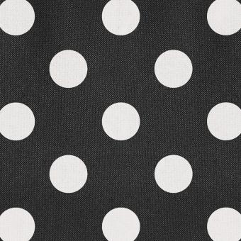 Einkaufstasche - Shopper mit runden Henkeln in schwarz weiß mit Punkten loopshopper L by reisenthel - 6