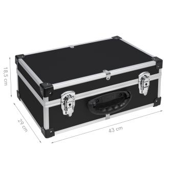 DJ CD-Koffer schwarz für 60 Cds inkl. Schlüssel - 7