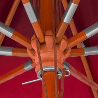 anndora Sonnenschirm 3,5m rund 3-lagig Mehrfarbig Rot UV-Schutz - 7