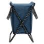 Campinghocker mit Picknick Tasche und Tragegurt blau Partyhocker - 7