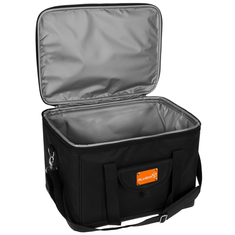 Riesige Kühltasche Picknicktasche XL schwarz