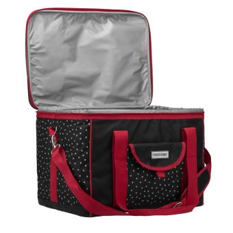 Riesige Kühltasche Picknicktasche XL schwarz weiß - Snövit - 8