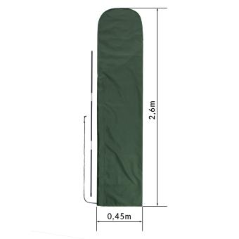 Sonnenschirm Husse Schutzhülle für 3x4m rechteckig / 5m rund - Grün - 8