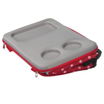 anndora Kühltasche XL 40 Liter - rot mit weißen Punkten - 9