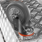 ALUBOX Rollensatz für Riffelblechboxen Transportrollen max 120 kg 10 cm + Schrauben Rädersatz für die Riffelboxen - 9
