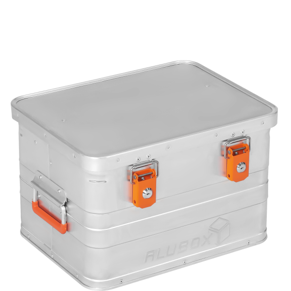 ALUBOX Alukiste - B29 Liter - Kleine Transportbox mit Deckel silber