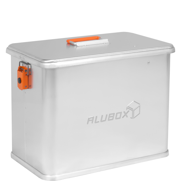 ALUBOX Motorradkoffer aus Alu M41 Liter Seitenkoffer Metallbox Kiste