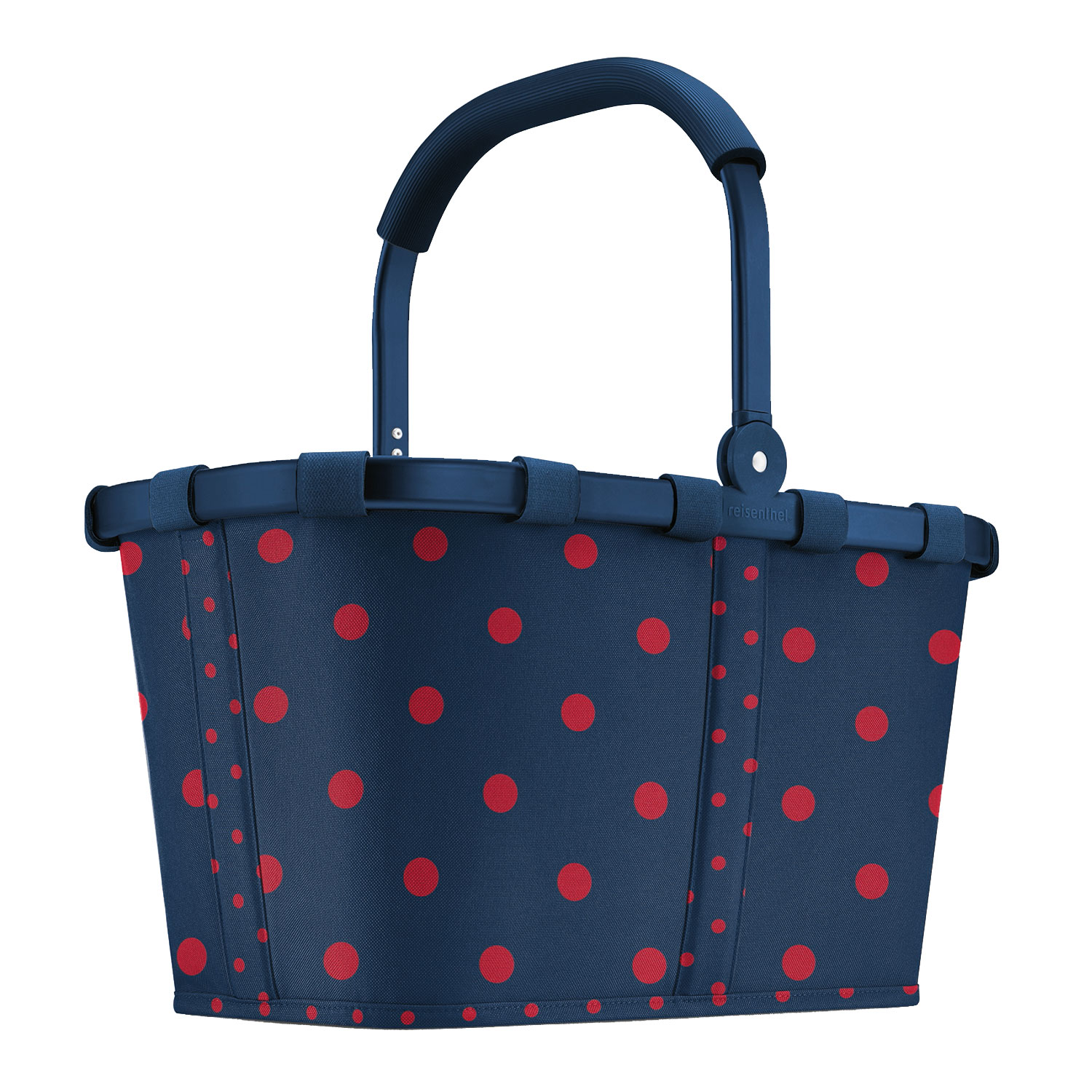 Einkaufskorb carrybag mixed dots red