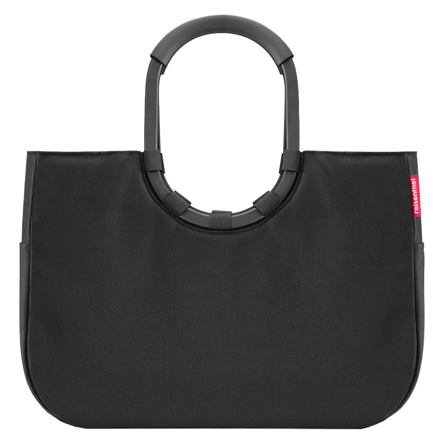 reisenthel Einkaufstasche loopshopper – schwarz (schwarzer Rahmen – Größe L)