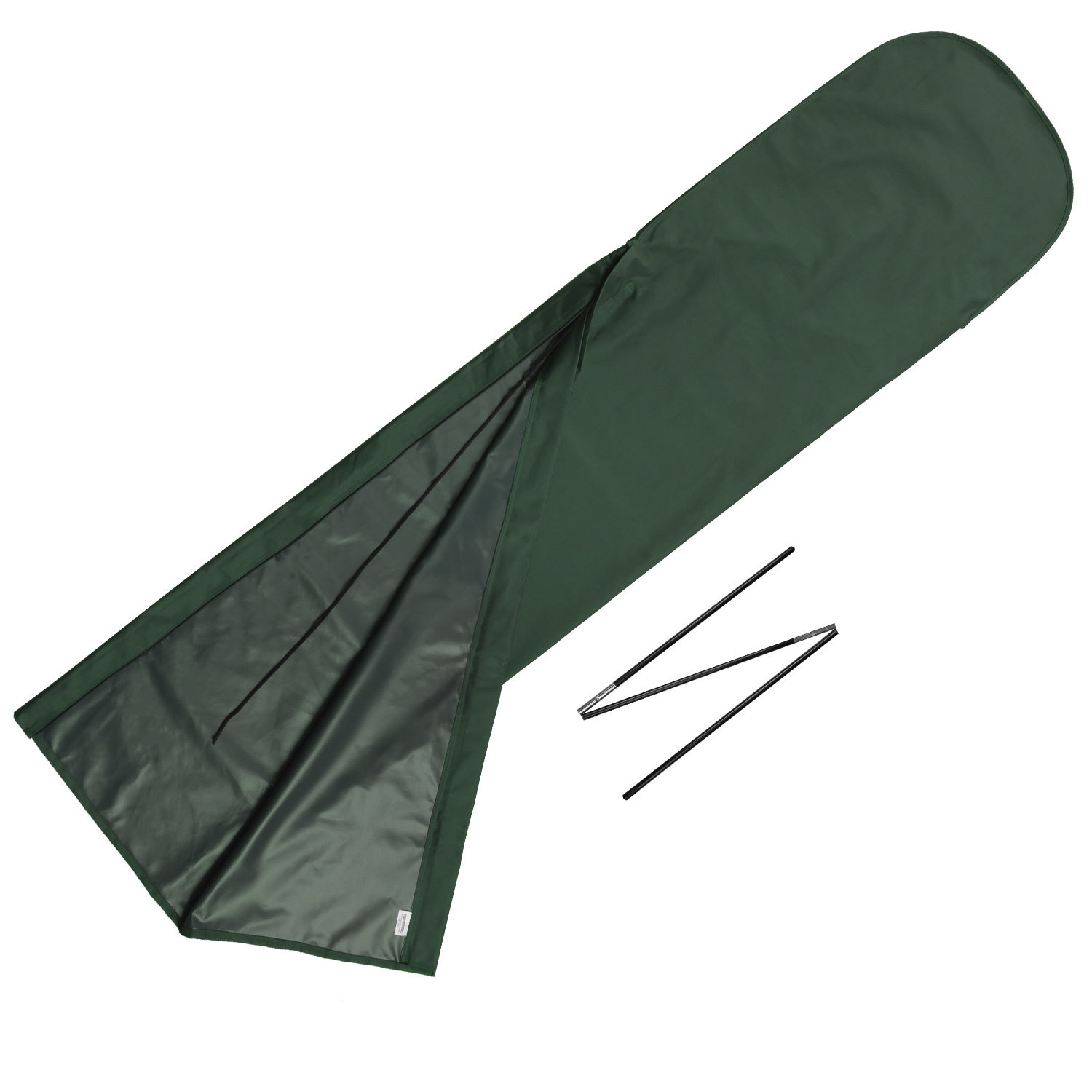 Sonnenschirm Husse Schutzhülle für 2,5m und 2,1m rund - Grün - 3