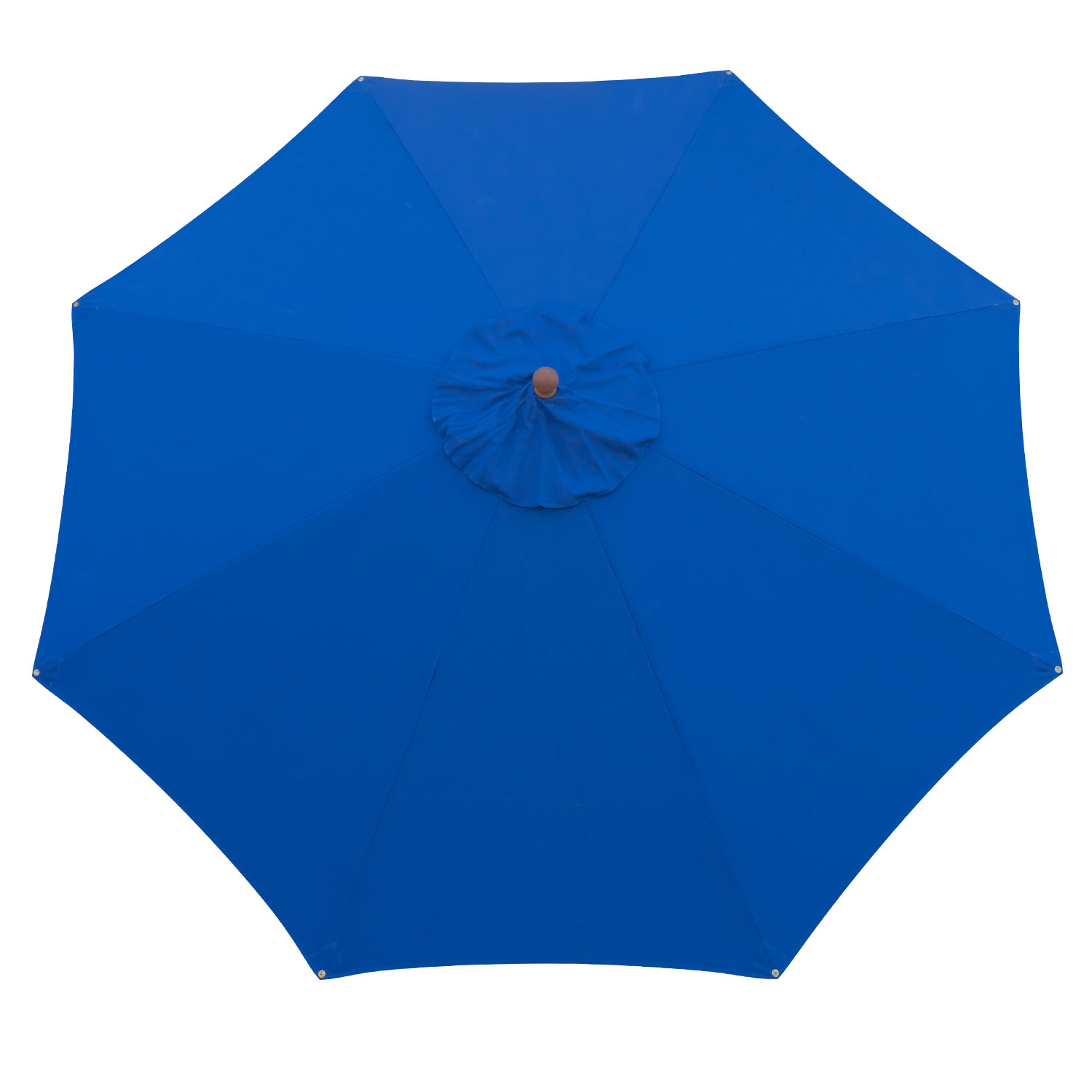 anndora Sonnenschirm aus Olefin 3m rund Navy Blau Winddach UV-Schutz - 3